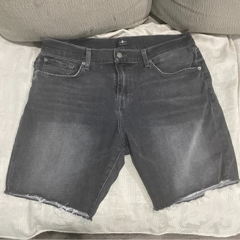 7 For All Mankind Grey Shorts
